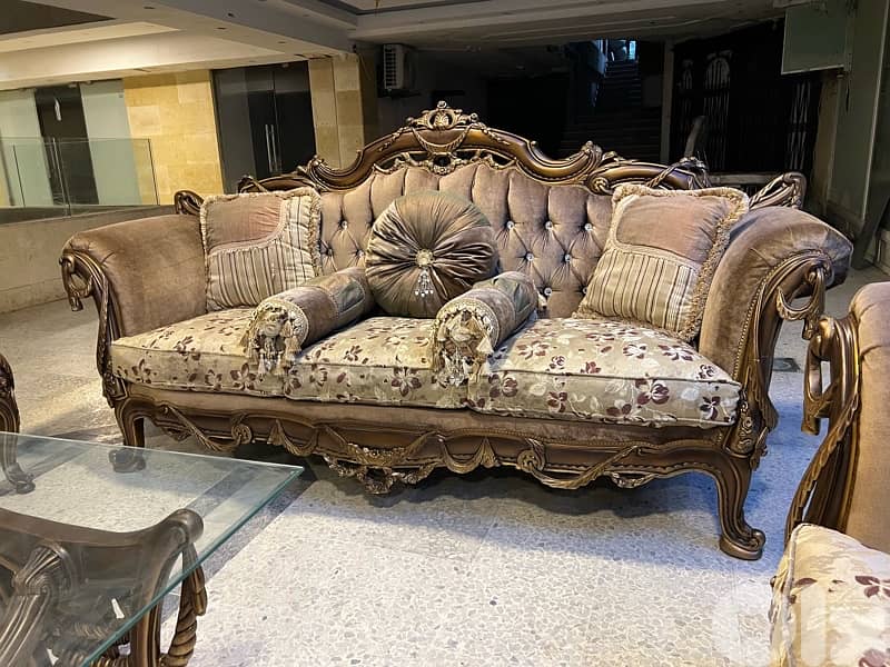 ‏صالون مصري مستورد ملوكي بعد شبه جديد 8