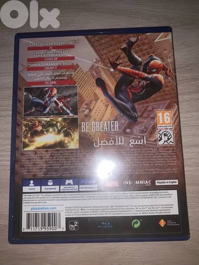 Marvel Spiderman ps4