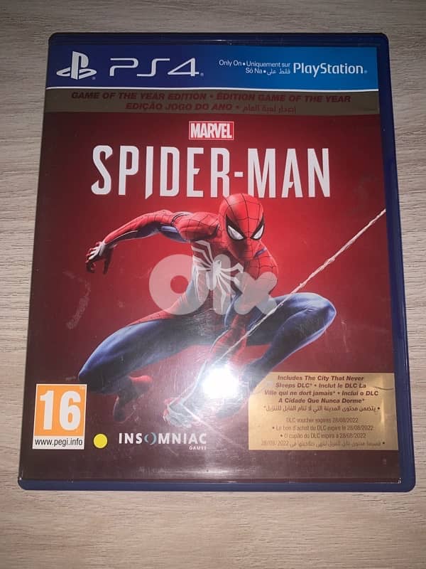 Marvel Spiderman ps4 1