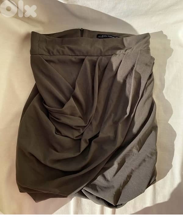 Zara draped skirt 1