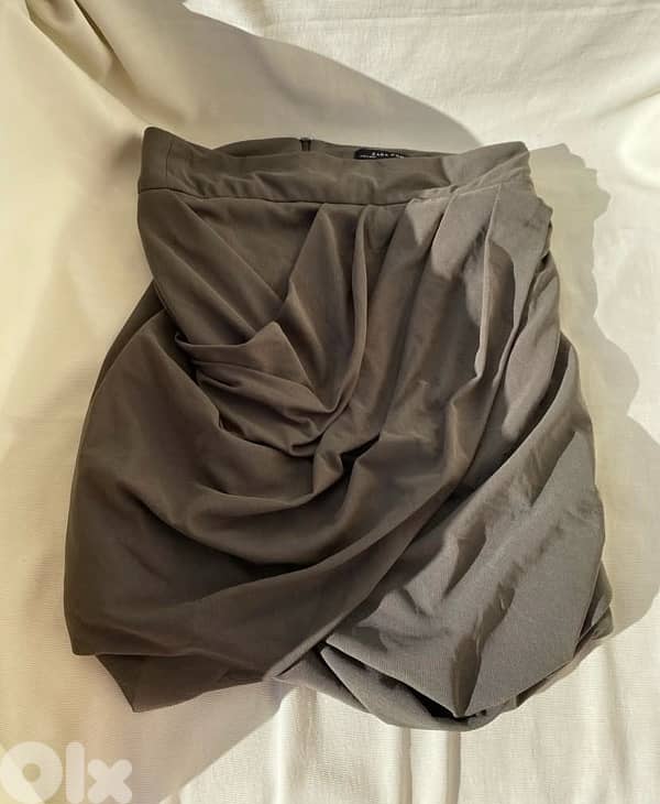Zara draped skirt 2