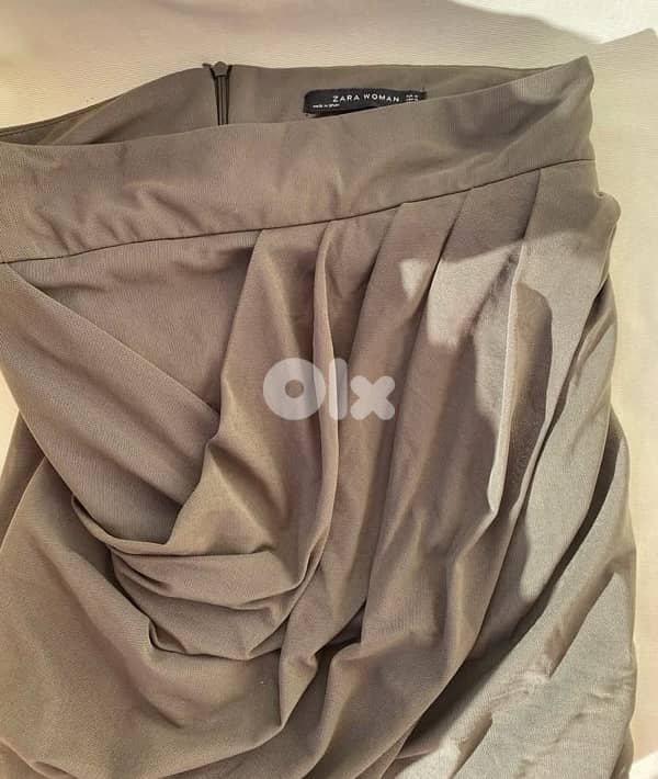 Zara draped skirt 3
