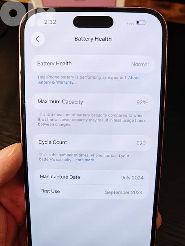 iPhone 16 Plus 512GB Pink 7