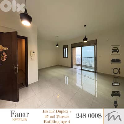 Fanar | Signature 155m² Duplex + 35m² Terrace | Building Age 4 | View