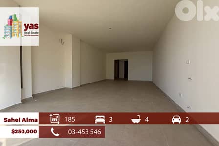 Sahel Alma 185m2 | Brand New | Partial View | Private Street | EH