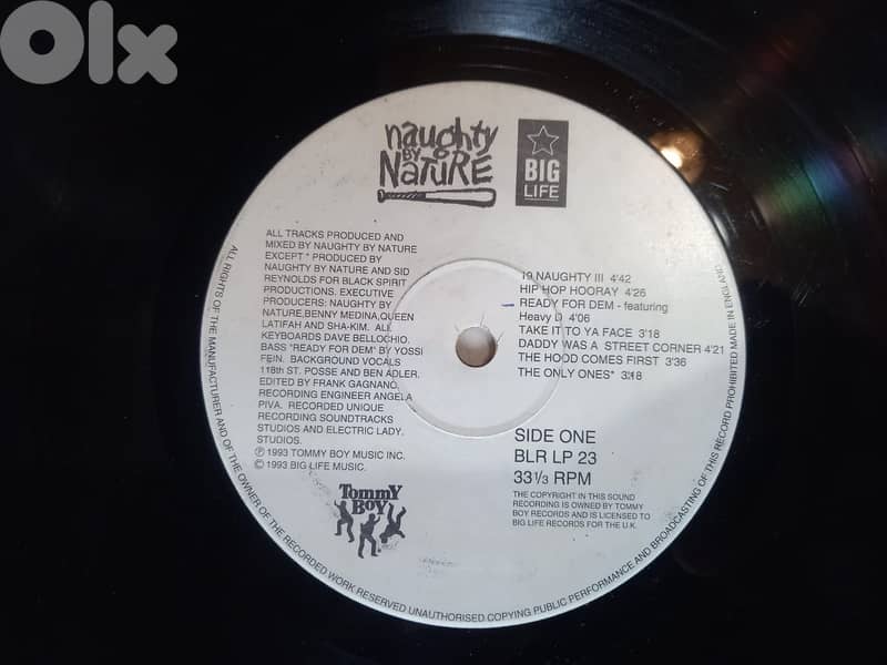 Naughty By Nature ‎– 19 Naughty III Vinyl, LP, Album no picture cover 1