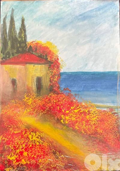 رسم اكريليك