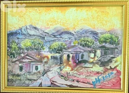 رسم اكريليك