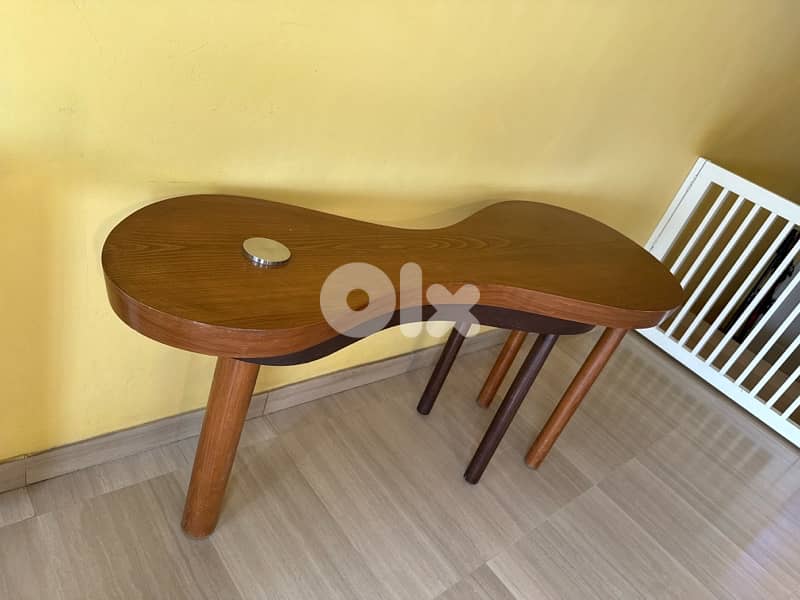 wood entrence console 4