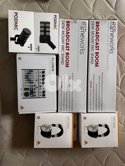 duo rode podcast setup