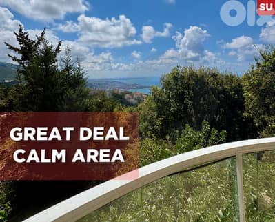 garden, mountain and sea view, balcony, Ghazir/غزير REF#SU131521