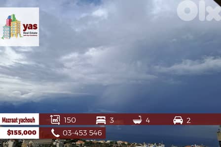 Mazraat yachouh 155m2 | Brand New | View | Mint Condition | JO/EW