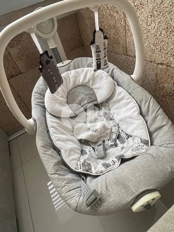 Baby swing, sanitizer, bottle warmer, exercoser 1