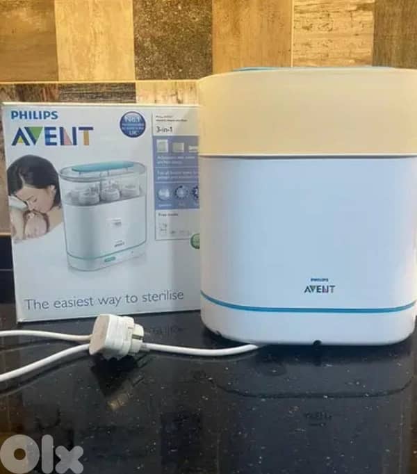 Baby swing, sanitizer, bottle warmer, exercoser 2