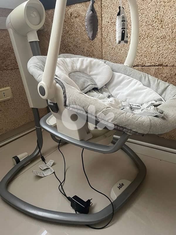 Baby swing, sanitizer, bottle warmer, exercoser 4