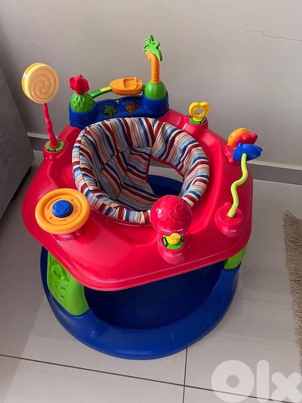 Baby swing, sanitizer, bottle warmer, exercoser 5