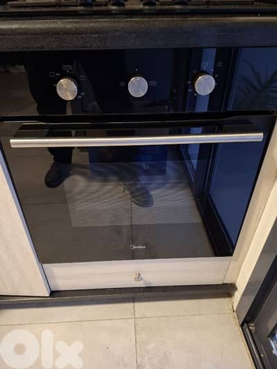 MIDEA built in gas cooker and oven