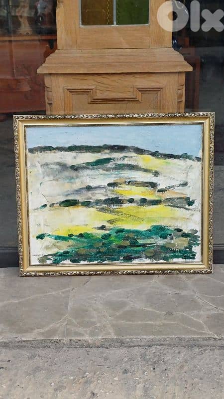 لوحة رسم زيتي اوروبية 1