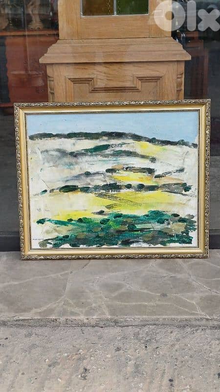 لوحة رسم زيتي اوروبية 6