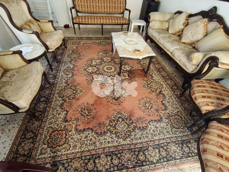 For sale full furniture  مزاد عفش كامل للبيع بداعي السفر 5