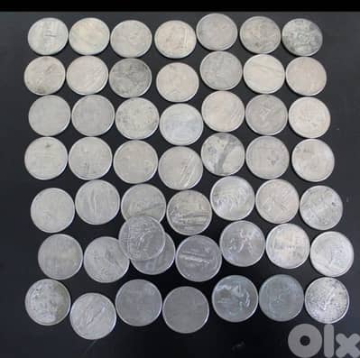 Vintage couins. Qaurters, US coins, germany coins, deutche