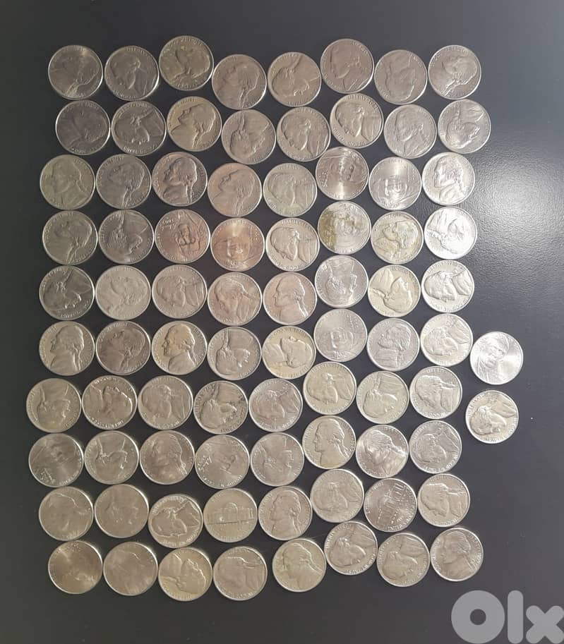 Vintage couins. Qaurters, US coins, germany coins, deutche 4