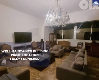 prime location , fully furnished in Hamra/الحمرا REF#HU131045