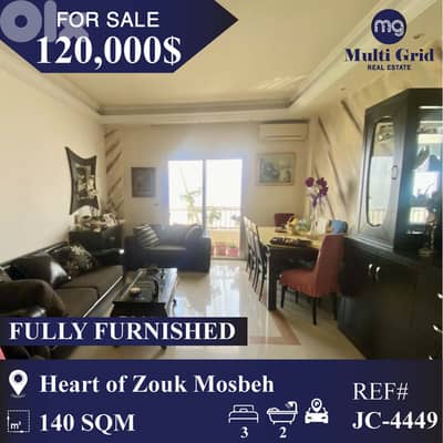 JC-4449 / Apartment for Sale in Zouk Mosbeh, شقة للبيع في زوق مصبح