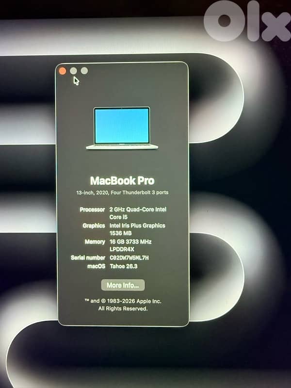 macbook pro 2020 13” 2