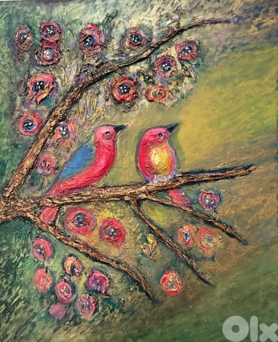 رسم  اكريليك