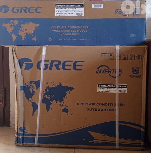 AC AIR CONDITIONERS GREE 18000BTU INVERTER WI-FI مع التركيب والكفالة 2