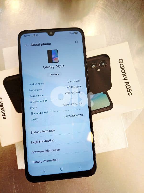 سامسونج a05s شبه جديد معو علبتو    كتير نضيف   للبيع بسعر  حلو 1