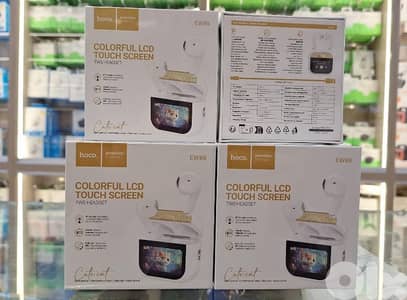 HOCO COLORFUL LCD TOUCH SCREEN TWS HEADSET EW89