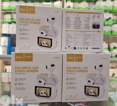 HOCO COLORFUL LCD TOUCH SCREEN TWS HEADSET EW87