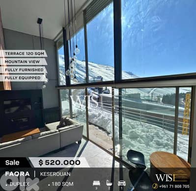 180 SQM Duplex with Garden & Terrace for SALE in Faqra!