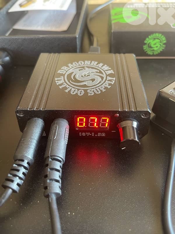 dragon hawk body tattoo machine تاتو جسم 3