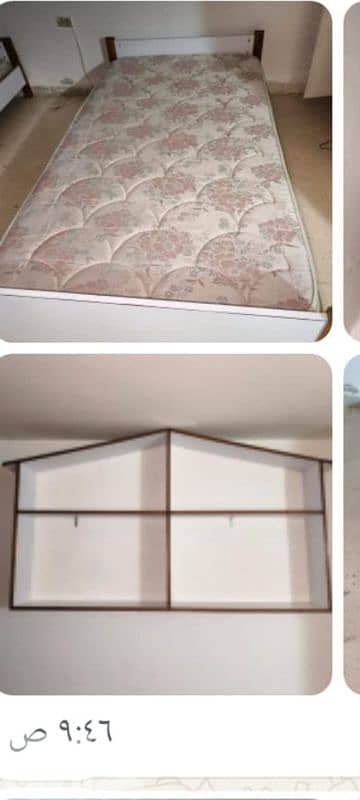 تختين مفرد سليب كونفورت مع 2كومنيدين مكتبه