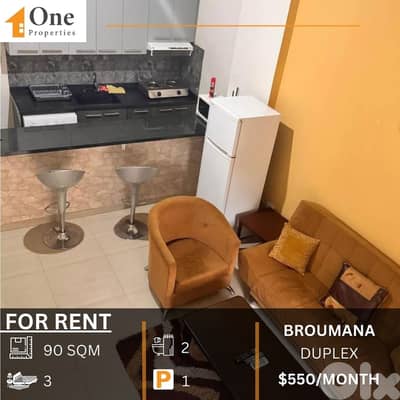DUPLEX APARTMENT FOR RENT IN BROUMANA