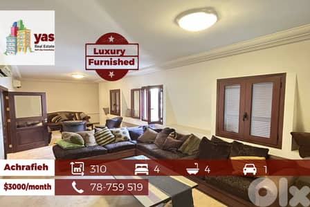Achrafieh / Tabaris 310m2 | Fully Upgraded |Furnished | Rent|yWI/TYT |
