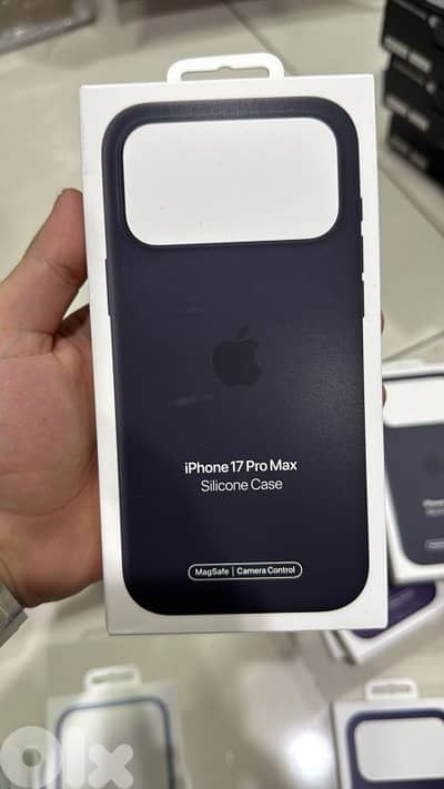 Apple Silicone Case magsafe Iphone 17 pro Max Black