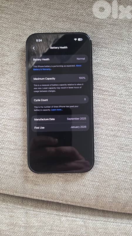 Iphone 17 Air Black brand new 0 cycle 2