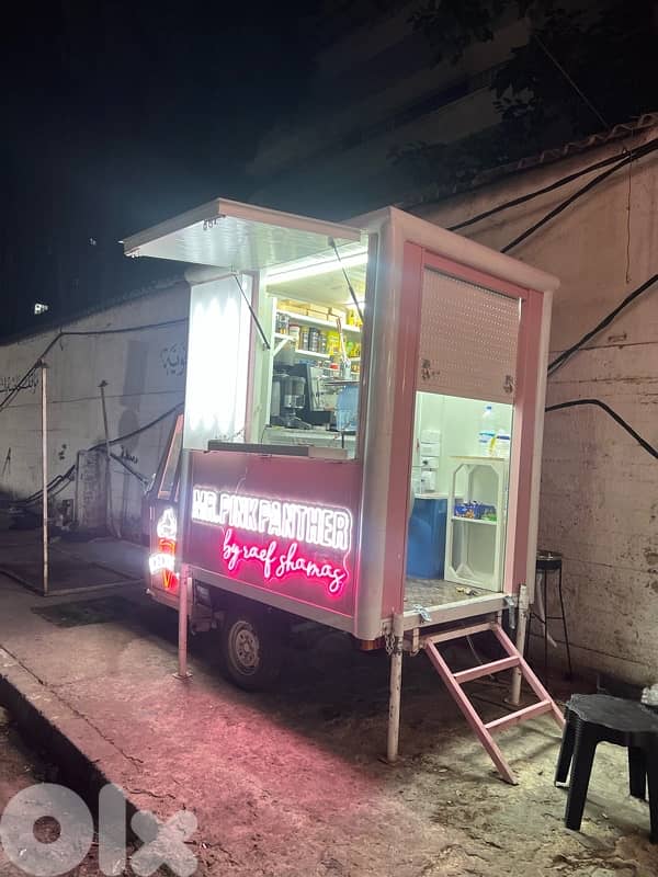 للبيع توكتوك قهوة / آيس كريم جاهز للشغل 3