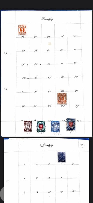 Danzig stamps