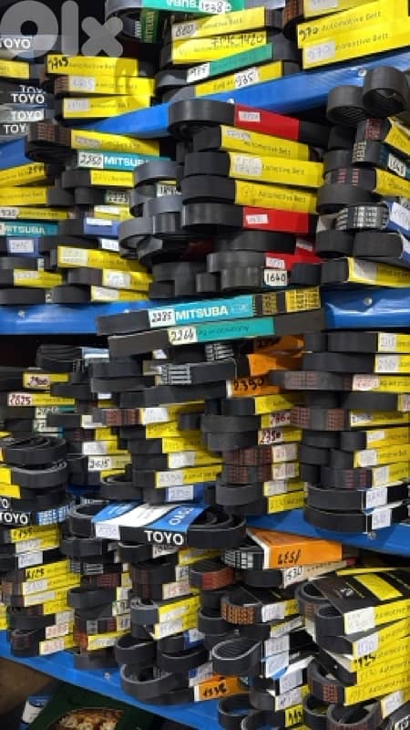 جميع أنواع الرولمانات،اللبادات، قشاطات لجميع السيارات و الماكينات، 19