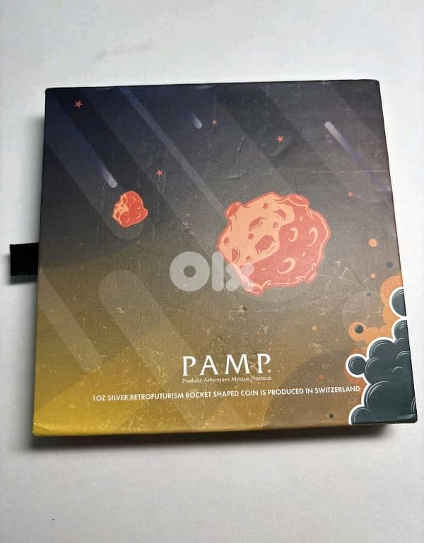 1 silver ounce from PAMP in special design with certificate 1