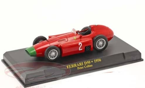 Ferrari D50 (Peter Collins) 1956 diecast car model 1;43.