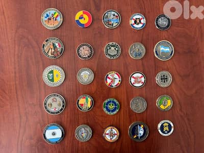Spanish & NATO Military Challenge Coins (25) – Full Collection
