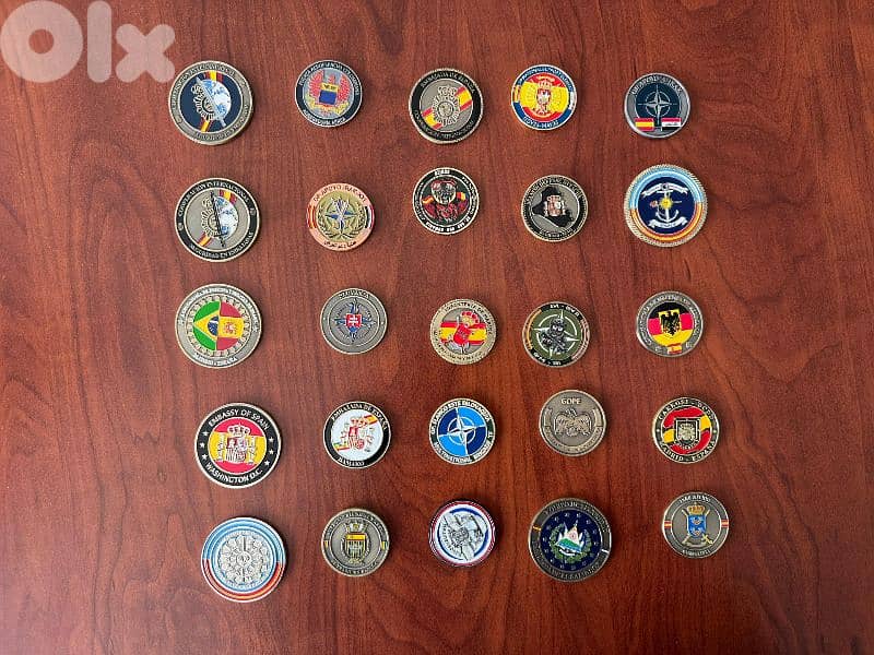 Spanish & NATO Military Challenge Coins (25) – Full Collection 1