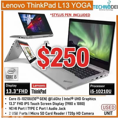 Lenovo Yoga L13 x360 i5 10th