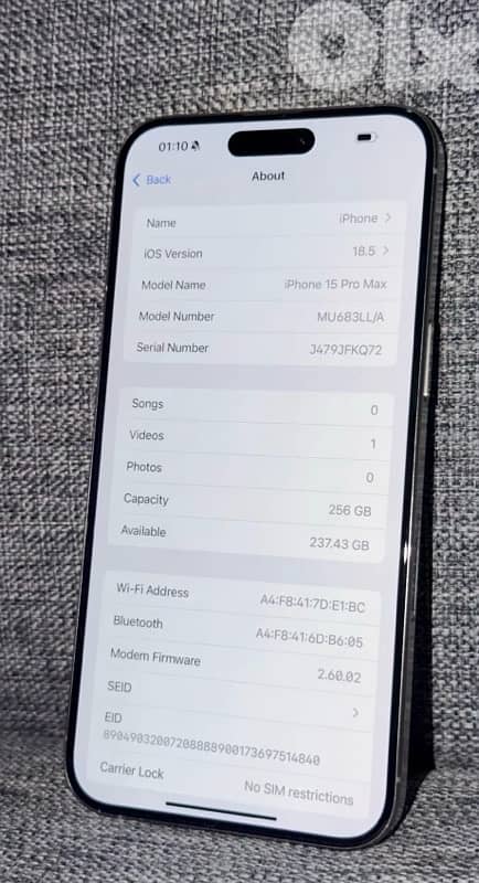 iphone 15 pro max 256gb 3